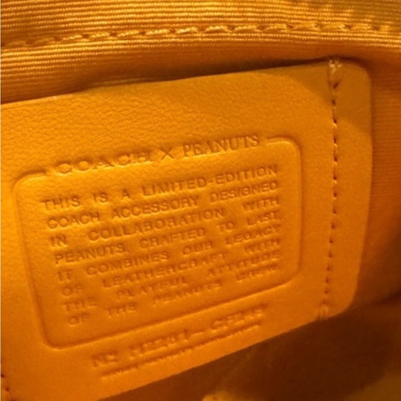 Authentic COACH Pebbled leather top zip Peanut Crossbody - Picture 15 of 15